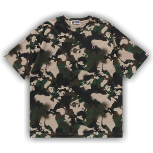 BAPE Map Camo Ape Head One Point Relaxed Fit Tee 'Green'