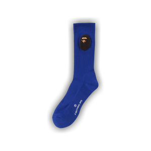 BAPE Balloon Yarn Ape Head Socks 'Blue'