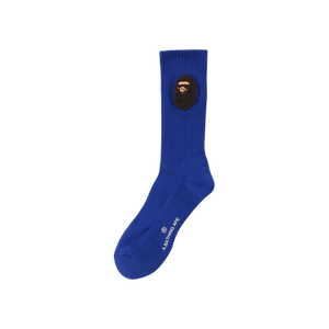 BAPE Balloon Yarn Ape Head Socks 'Blue'