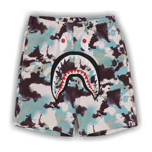 BAPE Map Camo Regular Fit Shark Sweatshorts 'Multicolor'