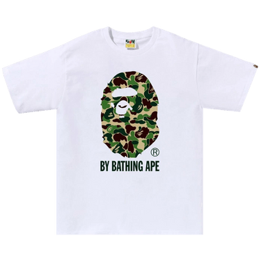 BAPE ABC Camo By Bathing Ape Tee 'White/Green'
