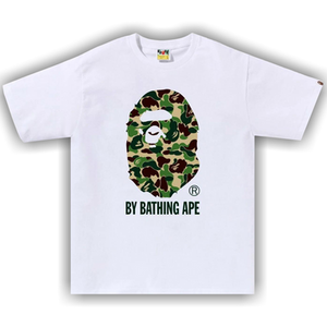 BAPE ABC Camo By Bathing Ape Tee 'White/Green'