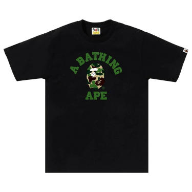 BAPE ABC Camo College Tee 'Black/Green'