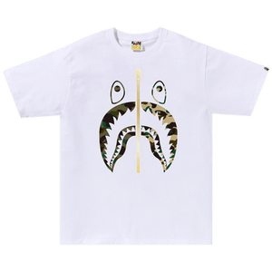 BAPE 1st Camo Separate Shark Tee 'White'