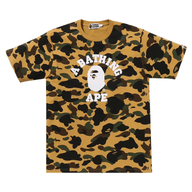 BAPE 1st Camo College Tee 'Yellow'