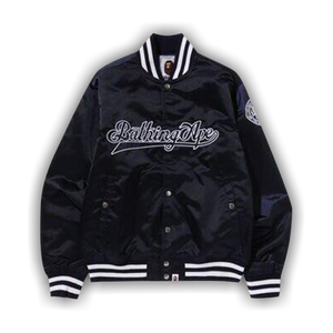BAPE Baseball Varsity Jacket 'Navy'