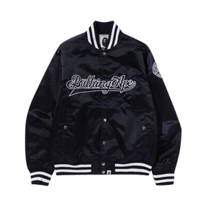 BAPE Baseball Varsity Jacket 'Navy'