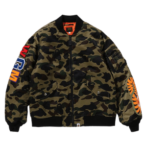 BAPE 1st Camo Shark MA-1 Jacket 'Green'
