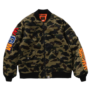 BAPE 1st Camo Shark MA-1 Jacket 'Green'