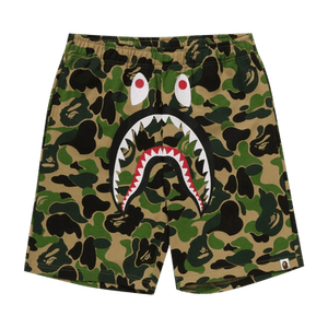 BAPE ABC Camo Shark Sweatshorts 'Green'