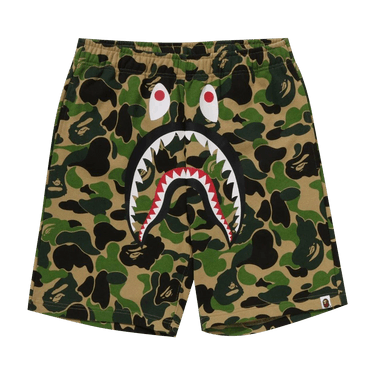 BAPE ABC Camo Shark Sweatshorts 'Green'