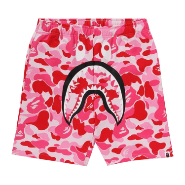 BAPE ABC Camo Shark Sweatshorts 'Pink'