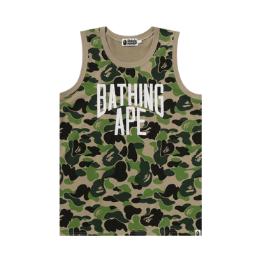BAPE ABC Camo NYC Logo Tank Top 'Green'