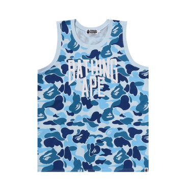 BAPE ABC Camo NYC Logo Tank Top 'Blue'