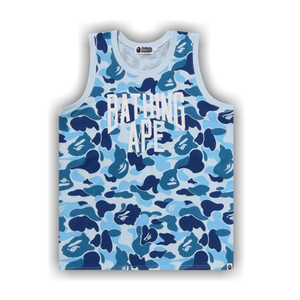 BAPE ABC Camo NYC Logo Tank Top 'Blue'