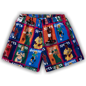 Market Illustrated Tech Shorts 'Multicolor'
