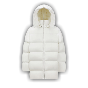 Moncler x Rick Owens Woven Hooded Cyclopic Coat 'Milk'