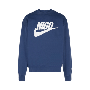 Nike x Nigo NRG Fleece Crew Sweatshirt 'Navy'