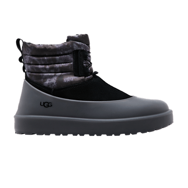 UGG Classic Mini Lace-Up Weather Smokescreen Boot 'Black'