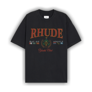 Rhude Bay Of Angels Yacht Tee 'Vintage Black'