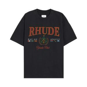 Rhude Bay Of Angels Yacht Tee 'Vintage Black'