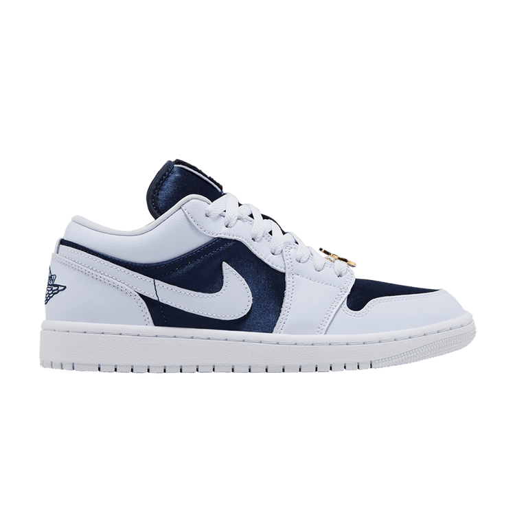 Wmns Air Jordan 1 Low SE 'Midnight Navy Gold Charms' FZ8778 044