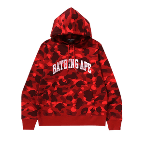 BAPE Color Camo Pullover Hoodie 'Red'