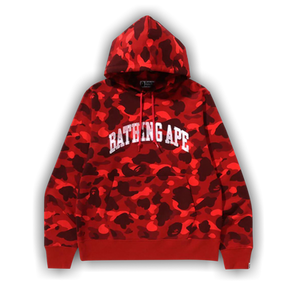 BAPE Color Camo Pullover Hoodie 'Red'