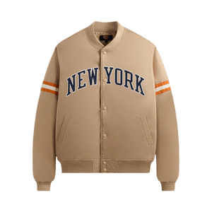 Kith For The New York Knicks Wings Satin Bomber Jacket 'Stock'