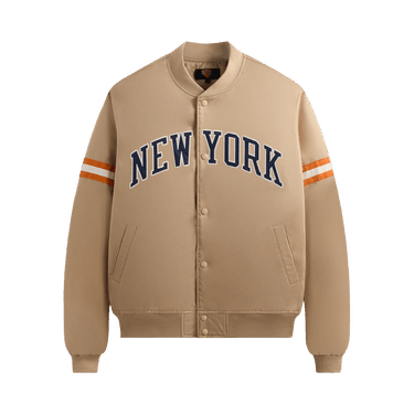 Kith For The New York Knicks Wings Satin Bomber Jacket 'Stock'