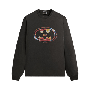 Kith x Batman Logo Vintage Long Sleeve Tee 'Black'