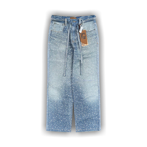 Birth Of Royal Child 3D Printed Washed Swarovski Diamond Jean 'Blue'