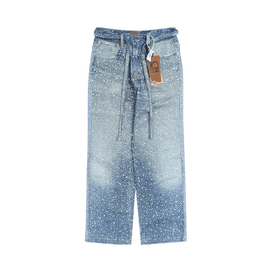 Birth Of Royal Child 3D Printed Washed Swarovski Diamond Jean 'Blue'