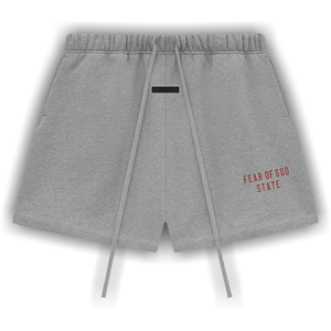 Fear of God Essentials Fleece Soccer Short 'Dark Heather'