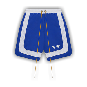Rhude Campione Baggy Track Short 'Blue/White'