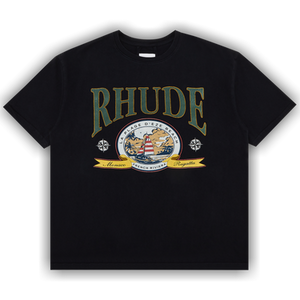 Rhude Monaco Regatta Tee 'Vintage Black'