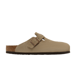 Birkenstock Boston Soft Footbed Suede Narrow 'Taupe'