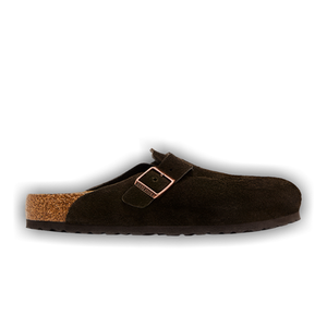 Birkenstock Boston Soft Footbed Suede 'Mocha'