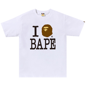 BAPE I Love BAPE Tee 'White'