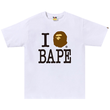 BAPE I Love BAPE Tee 'White'