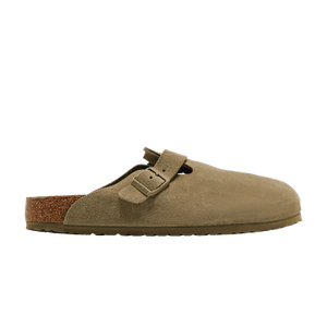 Birkenstock Boston Suede Leather 'Faded Khaki'