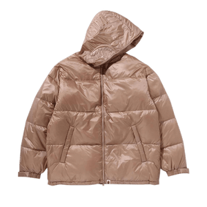 BAPE Shark Relaxed Fit Down Jacket 'Beige'