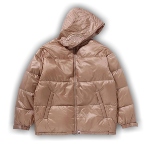 BAPE Shark Relaxed Fit Down Jacket 'Beige'
