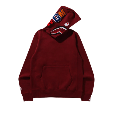 BAPE Shark Pullover Hoodie 'Burgundy'