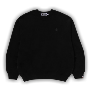 BAPE One Point Relaxed Fit Crewneck Sweatshirt 'Black'