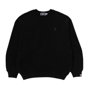 BAPE One Point Relaxed Fit Crewneck Sweatshirt 'Black'