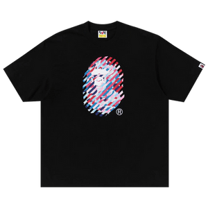 BAPE ABC Camo Illusion Ape Head Relaxed Fit Tee 'Black'