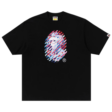 BAPE ABC Camo Illusion Ape Head Relaxed Fit Tee 'Black'