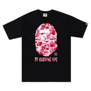 BAPE ABC Camo By Bathing Ape Tee 'Black/Pink'