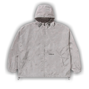 BAPE Solid Color Nylon Hooded Jacket 'Grey'